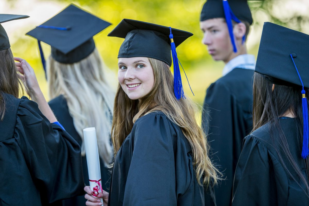Graduation girl